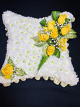 Yellow Rose Cushion