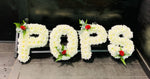 POPs White Ribbon & Red Roses